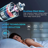 🏆 Massage Gun Deep Tissue Massager - Handheld Massage Gun Percussion Massage Gun Muscle Gun Massager Muscle Massage Gun Deep Tissue Massage Gun Black【Ship from US】