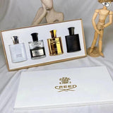 Creed Perfume Newest 4pcs set Incense Scent Fragrant Cologne Men Silver Mountain Water/aventus/Green Irish Tweed/Millesime Imperial 30Ml