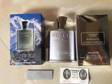 Creed Perfume Newest 4pcs set Incense Scent Fragrant Cologne Men Silver Mountain Water/aventus/Green Irish Tweed/Millesime Imperial 30Ml